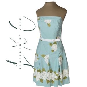 Zinc Early ‘00s Strapless Floral Dress